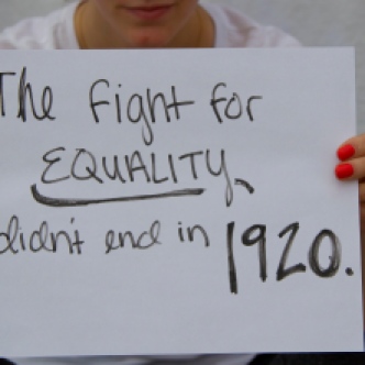 Caroline- The fight for equality didn't end in 1920.